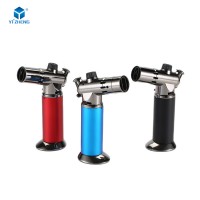 Cigarette gas torch lighter gun kitchen,gun gas lighter blow torch gun lighter