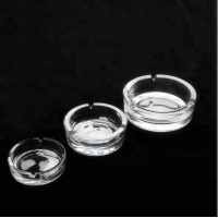 New design clear round glass ashtray for sale